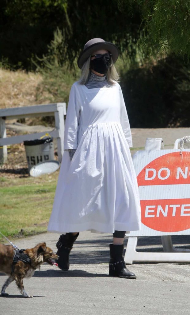 Diane Keaton in a White Dress