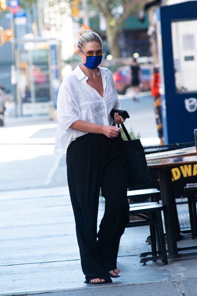 Georgina Burke in a Protective Mask