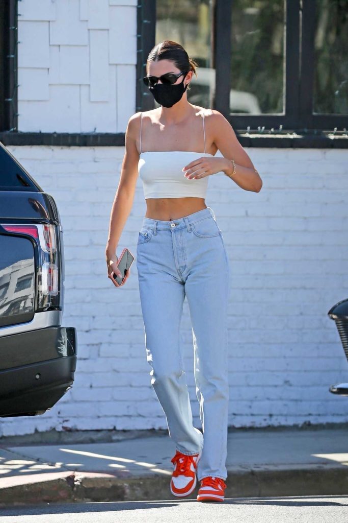 Kendall Jenner in a White Top