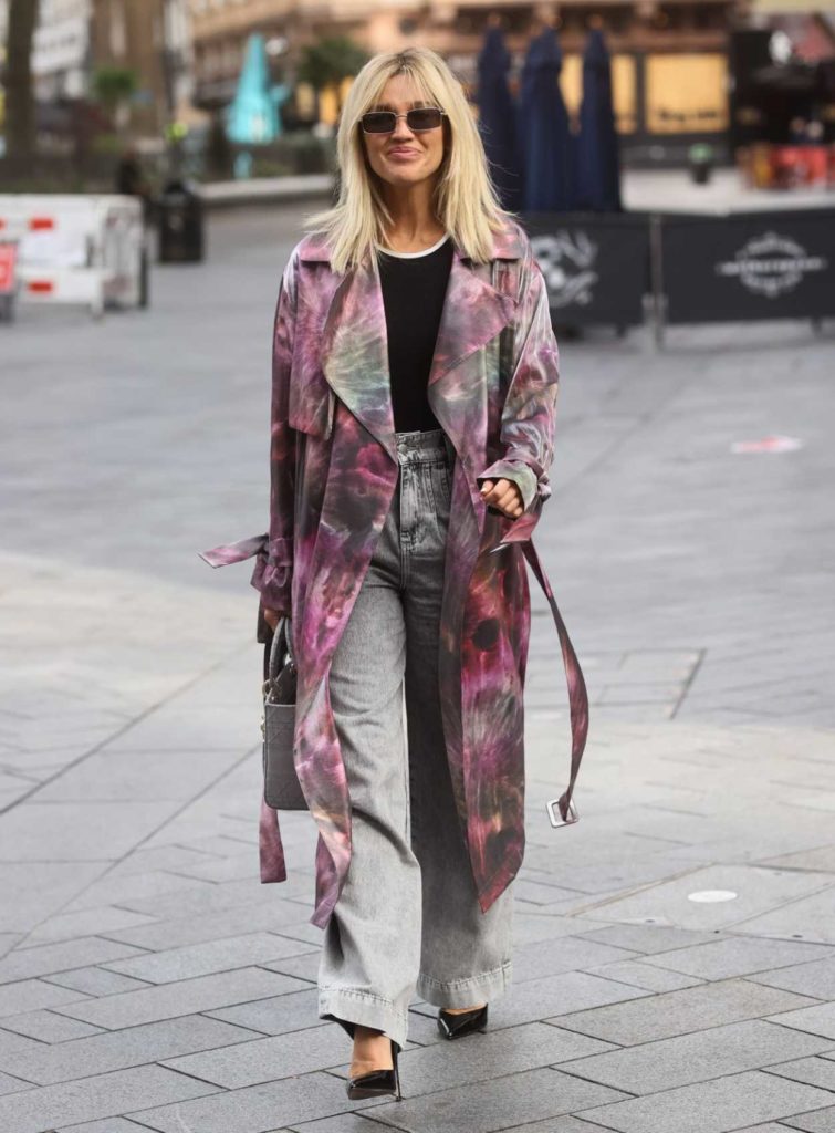 Ashley Roberts in a Full Colour Trench Coat