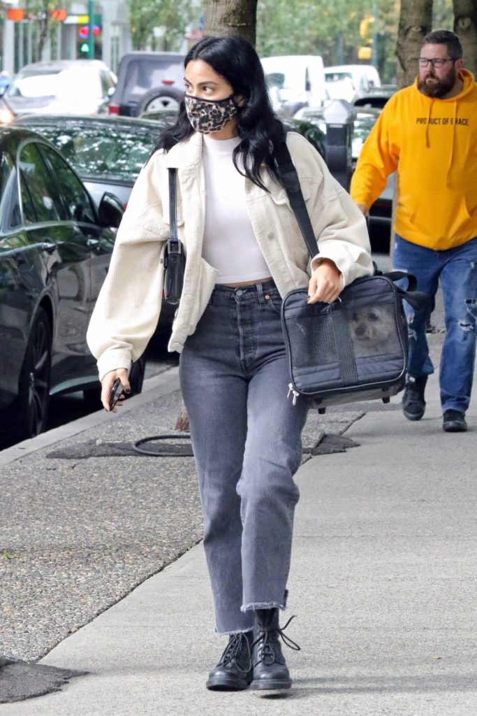 Camila Mendes in Black Boots