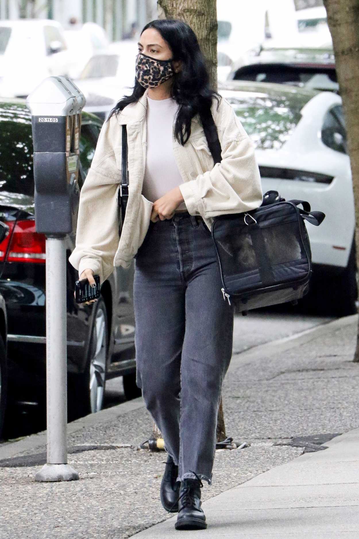 Camila Mendes in Black Boots Was Seen Out in Vancouver 09/19/2020 ...