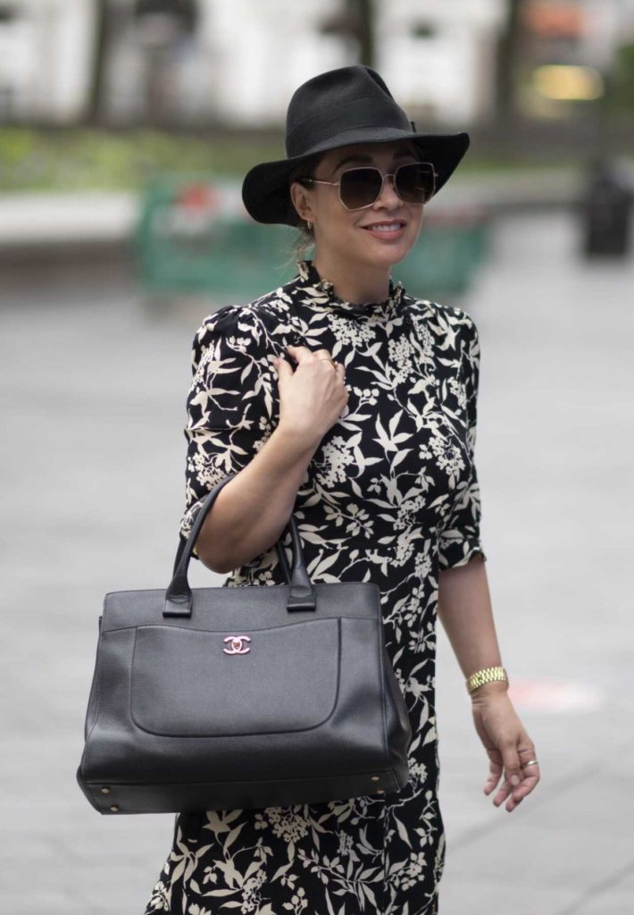 Myleene Klass in a Black Hat