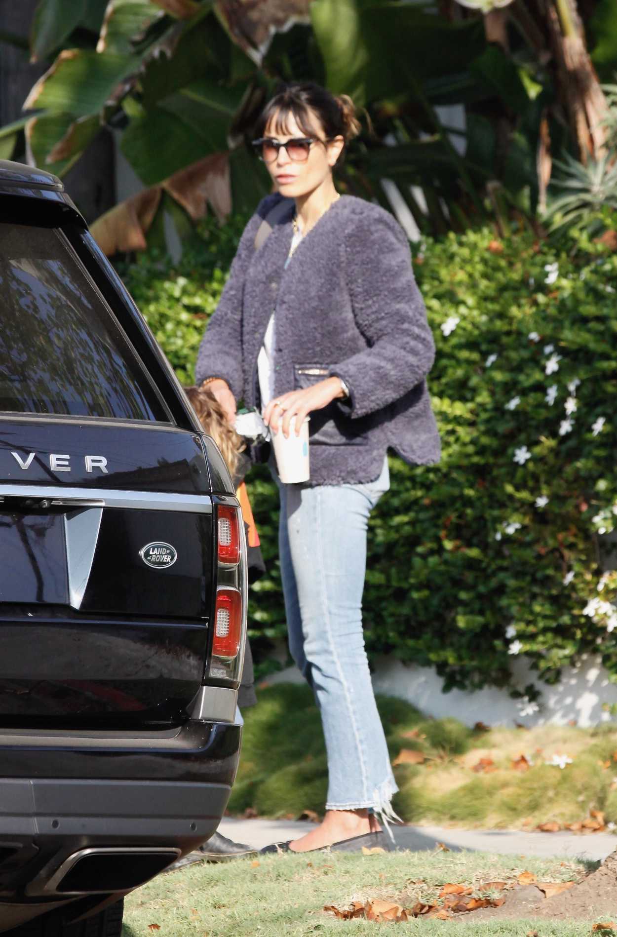 Jordana Brewster in a Blue Jeans Was Seen Out in Los Angeles 10/14/2020 ...
