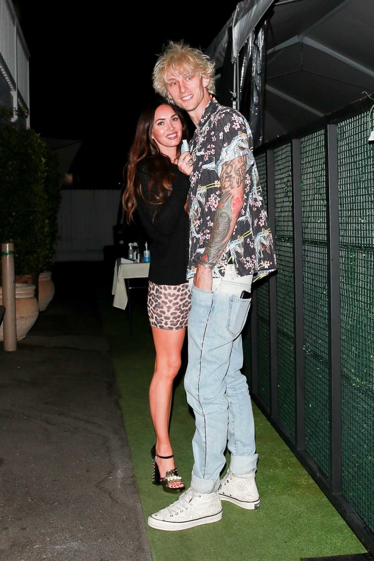 Machine Gun Kelly Leaves His Dinner Date with Megan Fox in Santa Monica