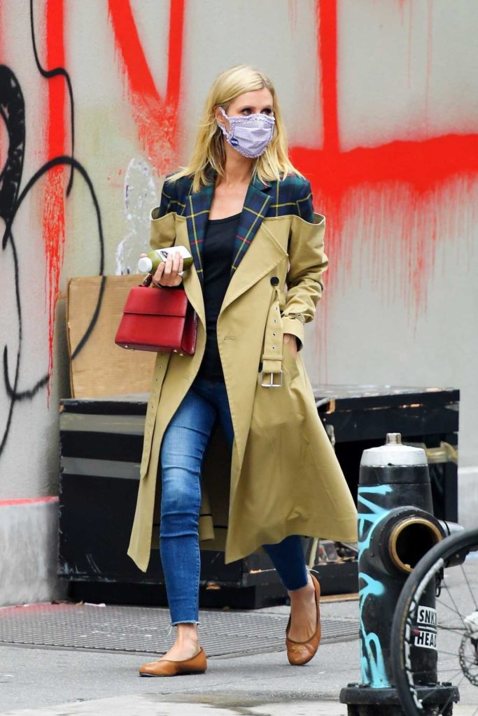 Nicky Hilton in a Protective Mask