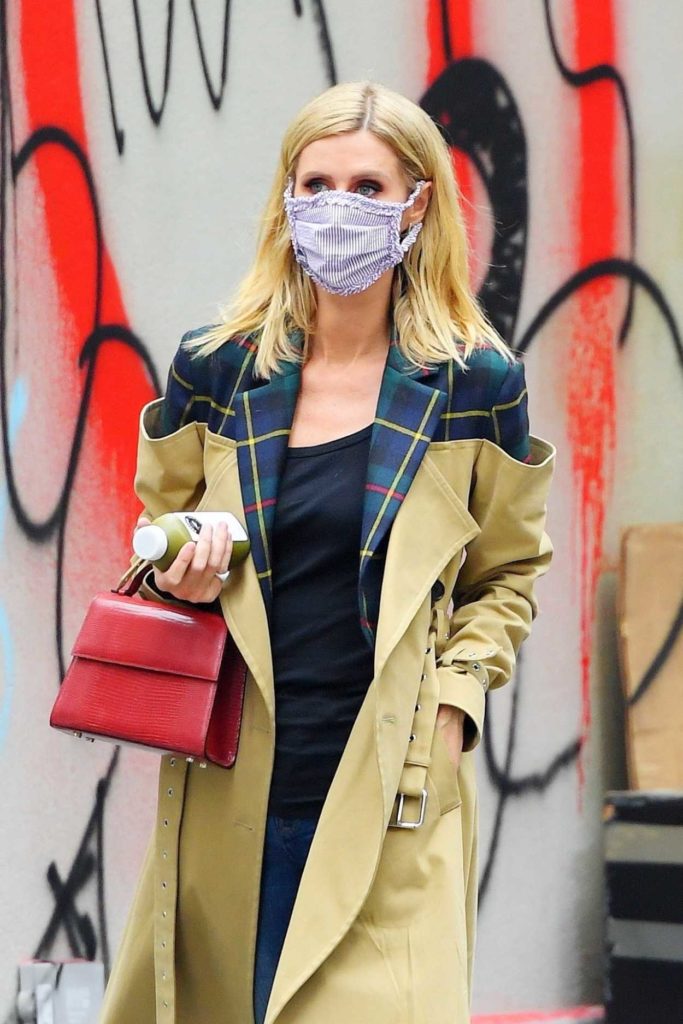 Nicky Hilton in a Protective Mask