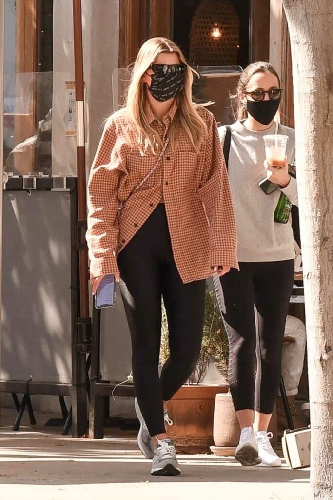 Sofia Richie in a Protective Mask