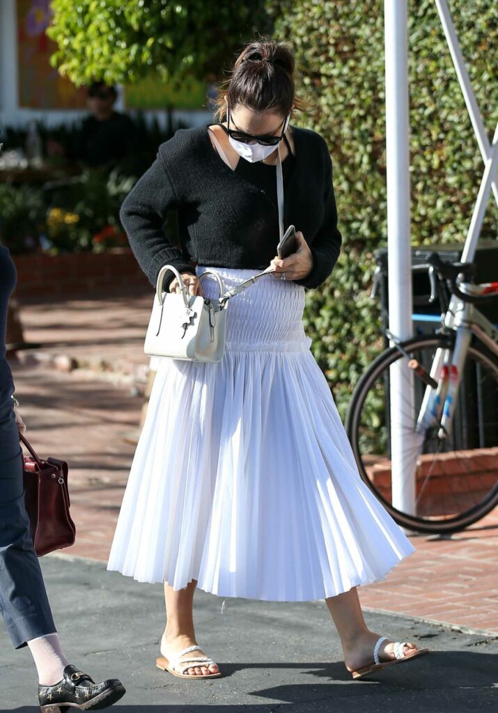 Katharine McPhee in a White Skirt