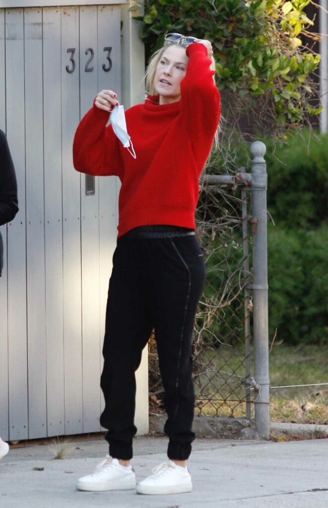 Ali Larter in a Red Sweater