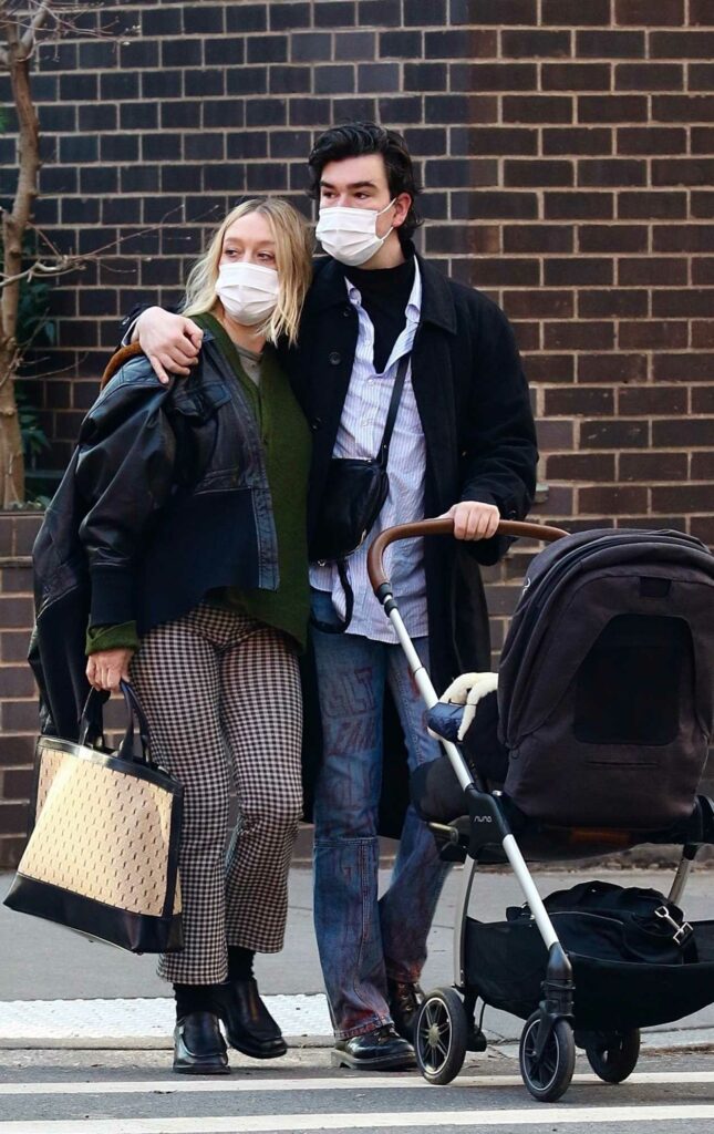 Chloe Sevigny in a Protective Mask