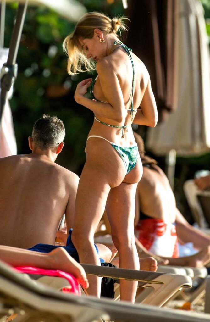 Kimberley Garner in a Green Bikini