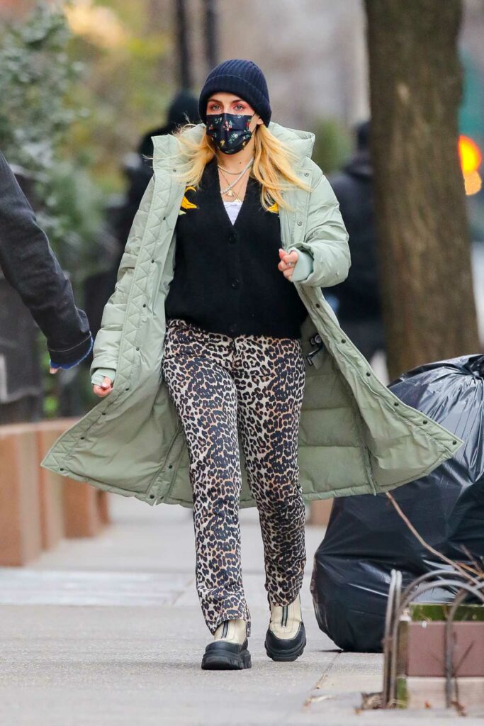 Busy Philipps in an Animal Print Pants