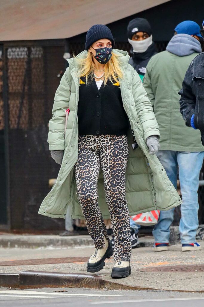 Busy Philipps in an Animal Print Pants