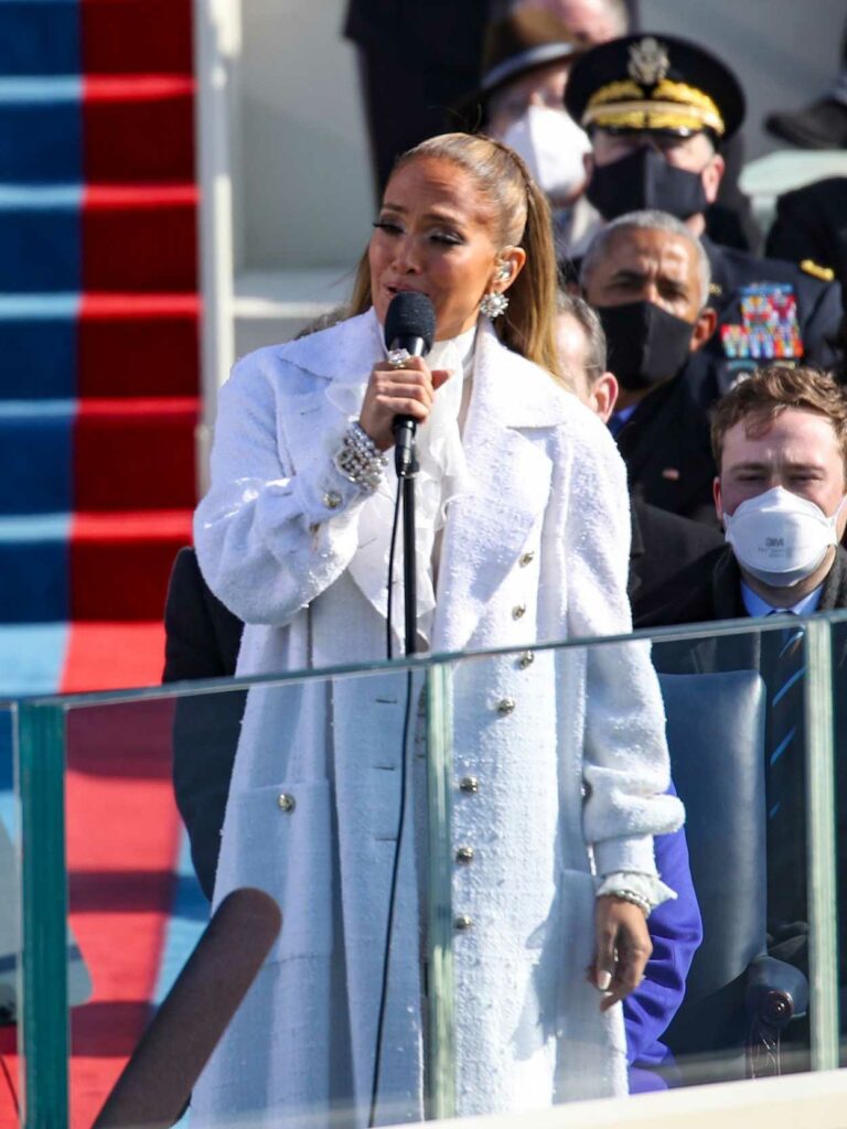 Jennifer Lopez Attends Inauguration of U.S. PresidentElect Joe Biden