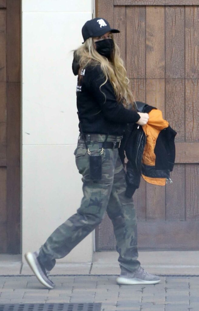 Fergie in a Camo Pants
