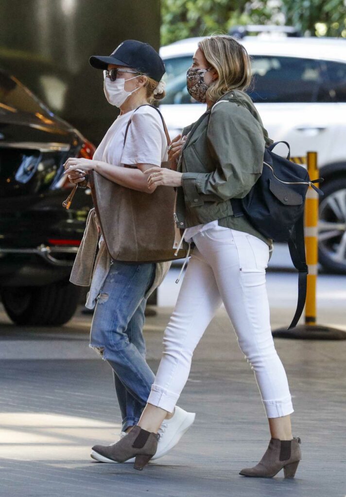 Kylie Minogue in a White Tee