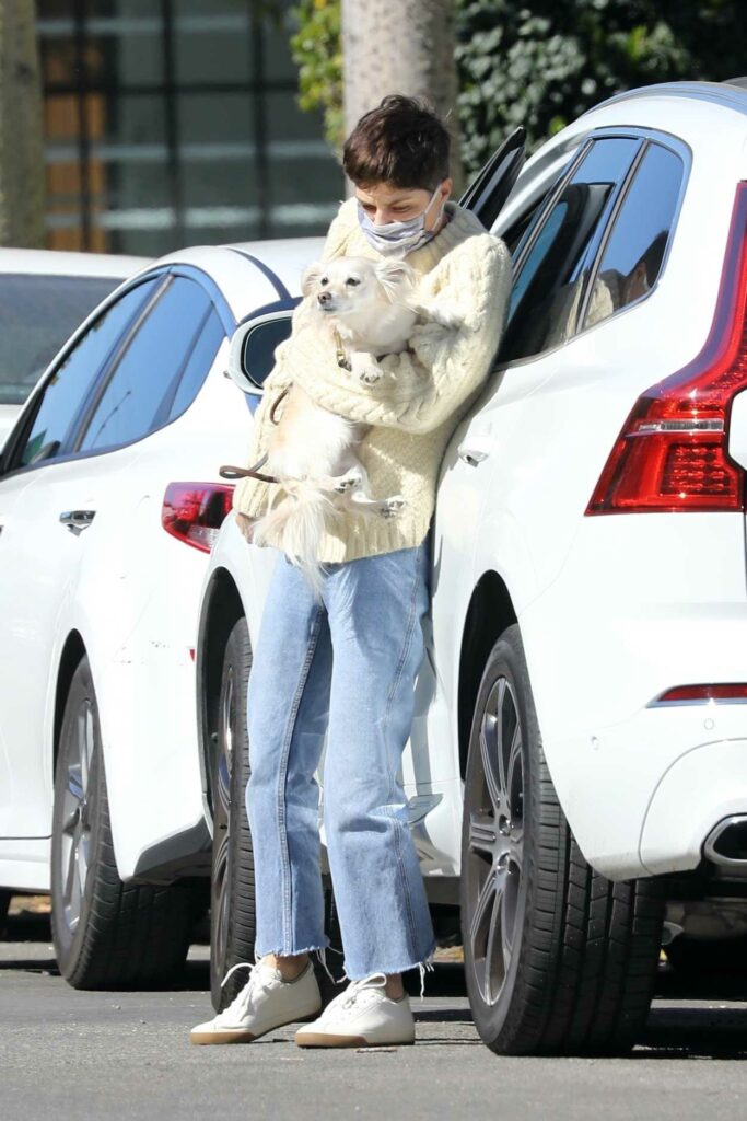 Selma Blair in a White Sweater