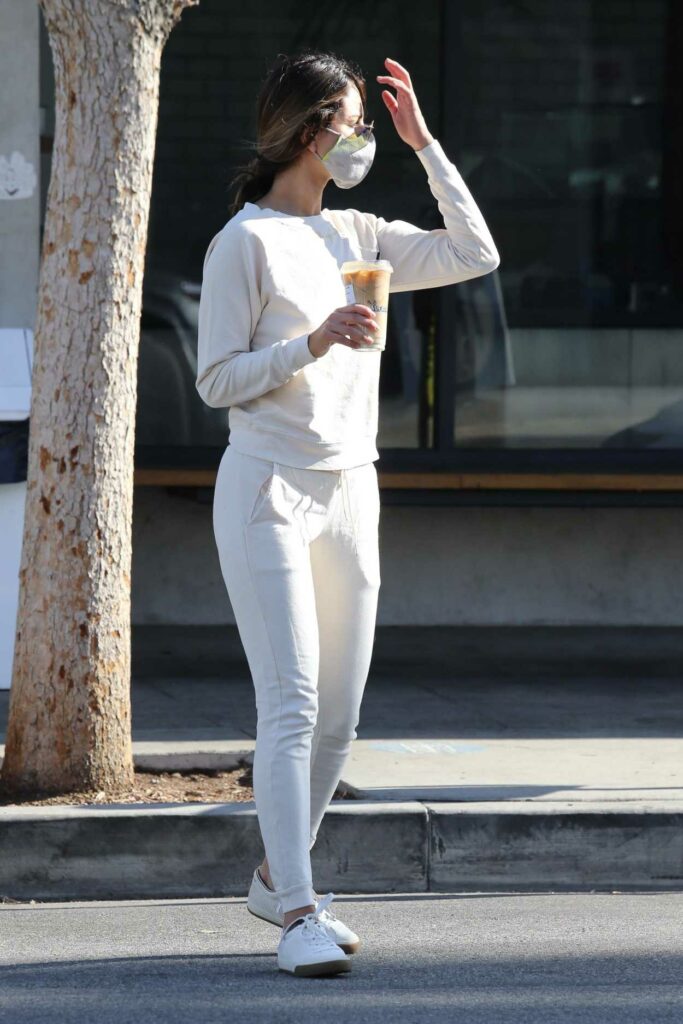 Eiza Gonzalez in a White Outfit