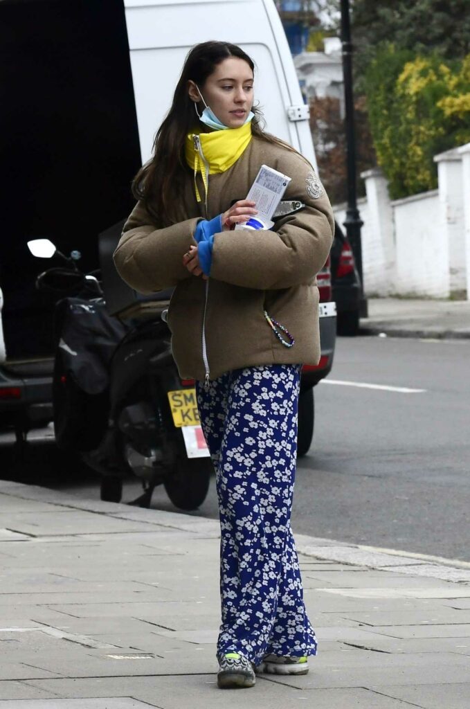 Iris Law in a Blue Floral Print
