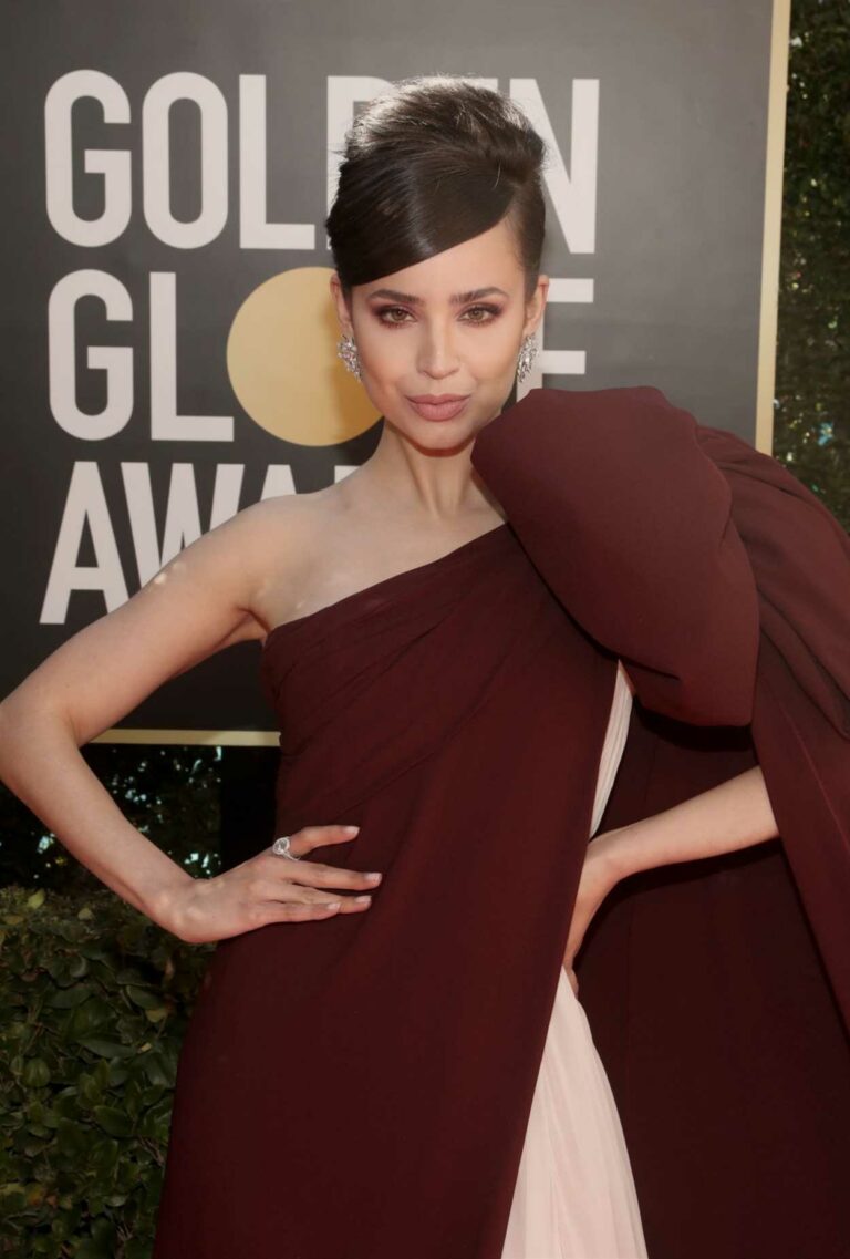 Sofia Carson Attends the 78th Annual Golden Globe Awards in Beverly