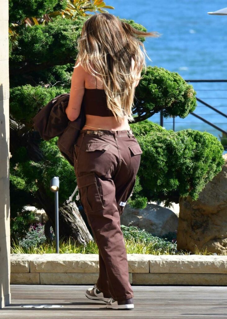 Anastasia Karanikolaou in a Brown Outfit
