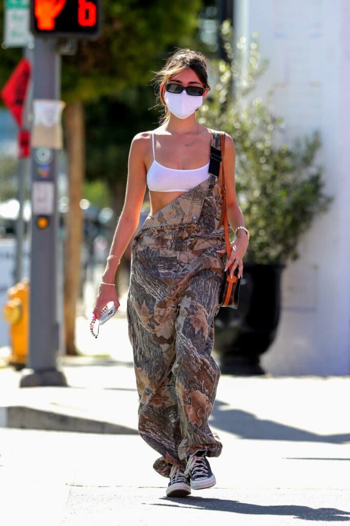 Madison Beer in a Camo Jumpsuit