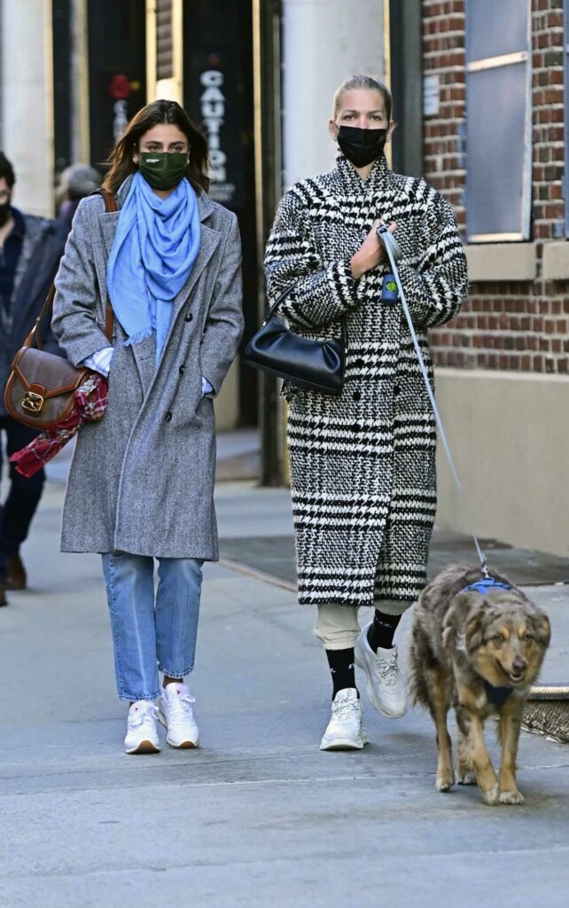 Taylor Hill in a Grey Coat