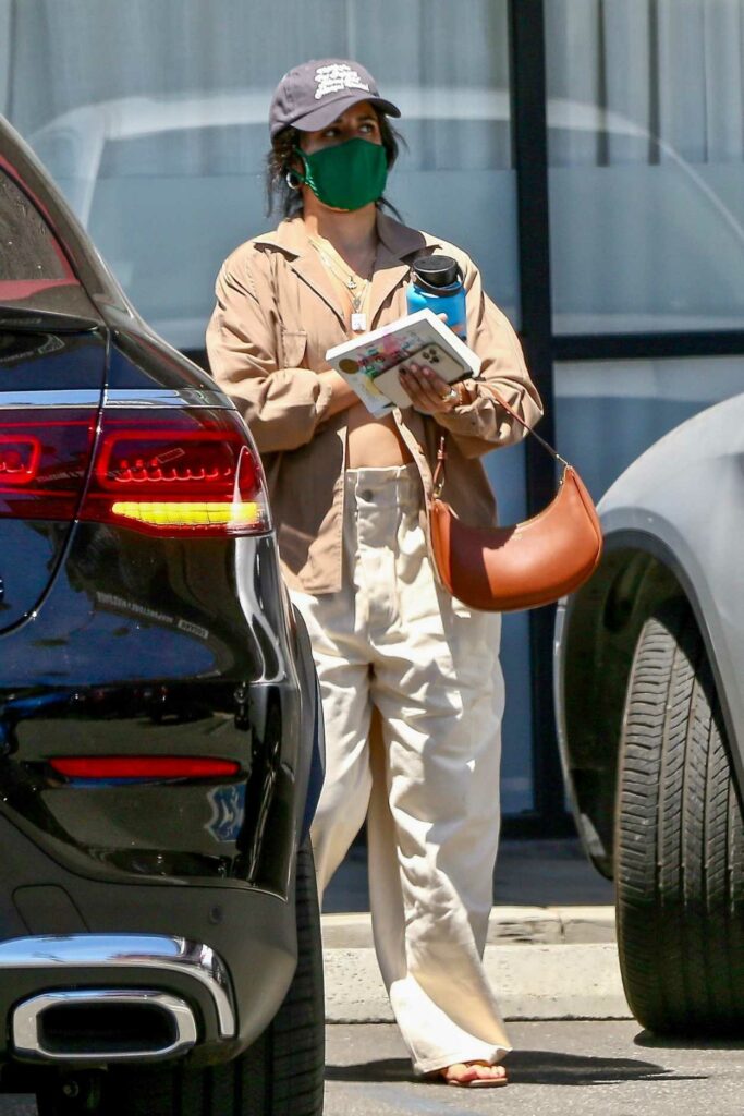 Camila Cabello in a Beige Pants