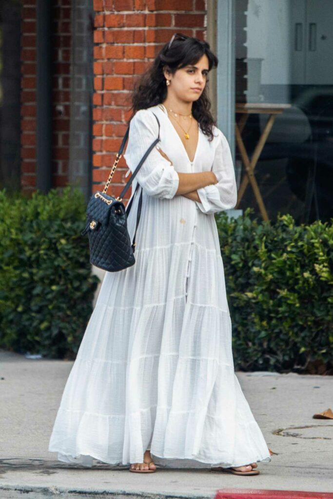 Camila Cabello in a White Dress