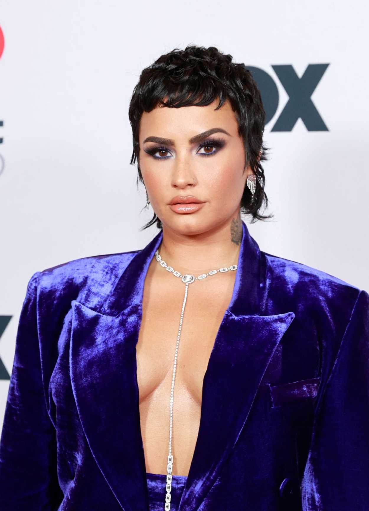 Demi Lovato Attends 2021 iHeartRadio Music Awards at The Dolby Theatre