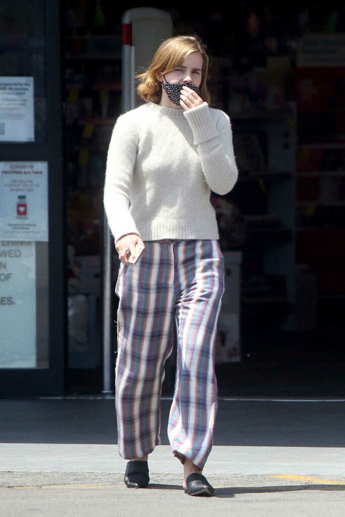 Emma Watson in a Plaid Pants