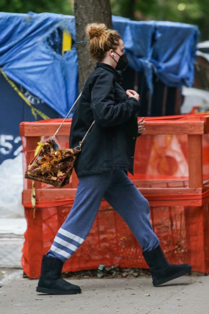 Jennifer Lawrence in a Black Jacket