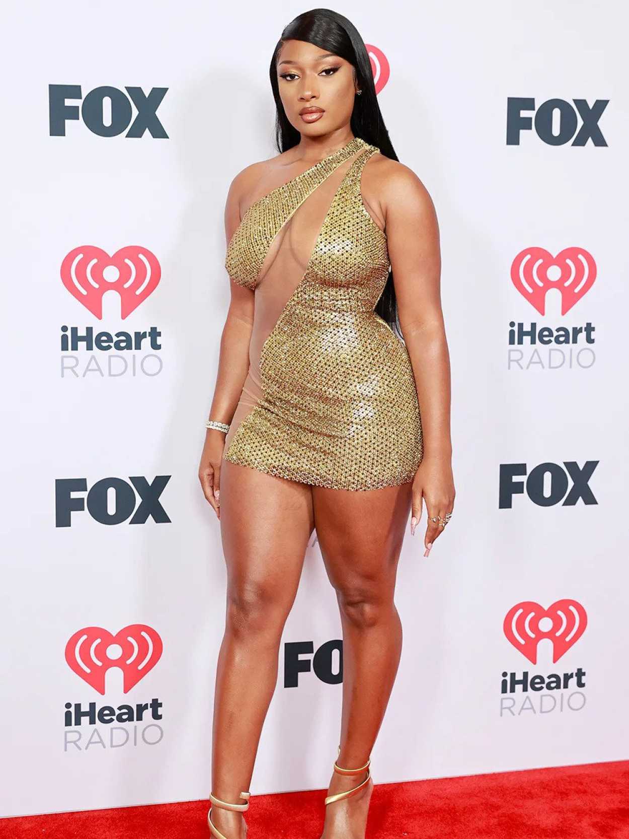 Megan Thee Stallion Attends 2021 iHeartRadio Music Awards at The Dolby