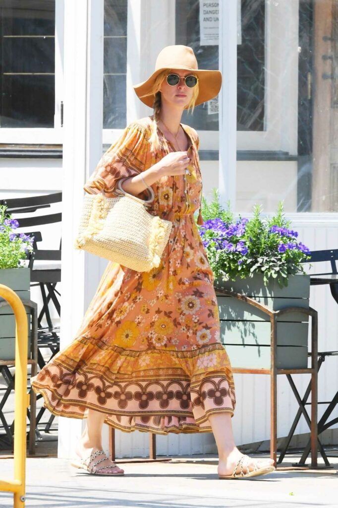 Nicky Hilton in a Floral Dress