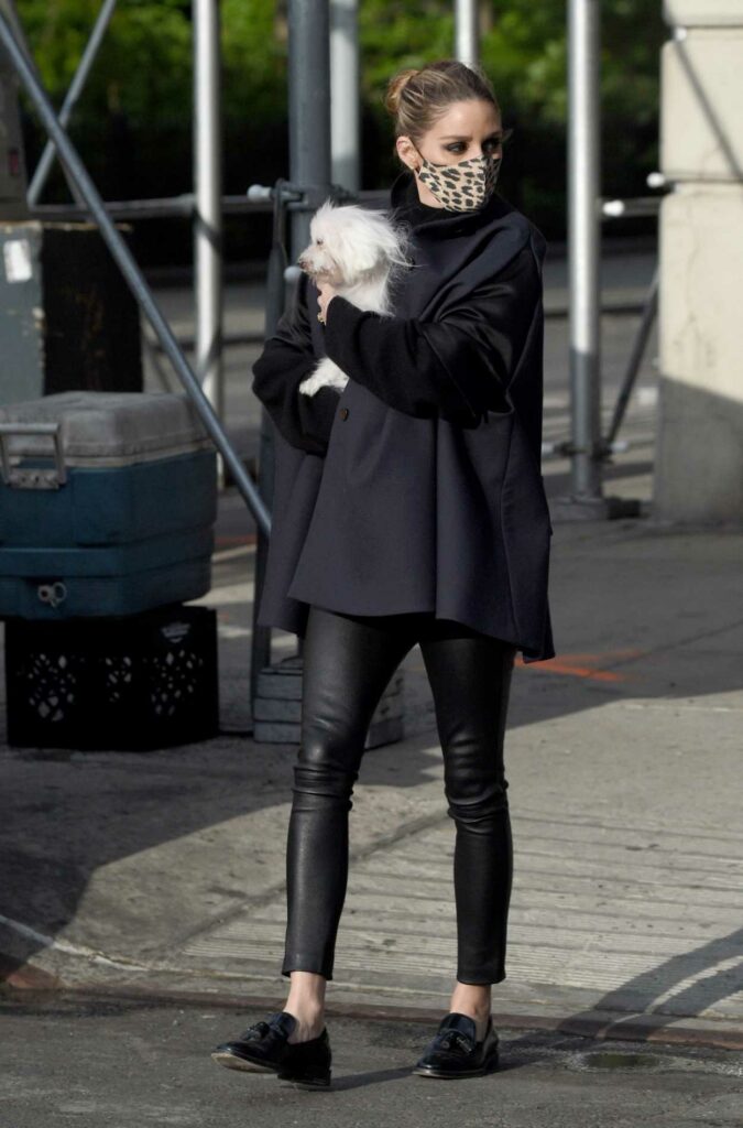 Olivia Palermo in a Black Outfit