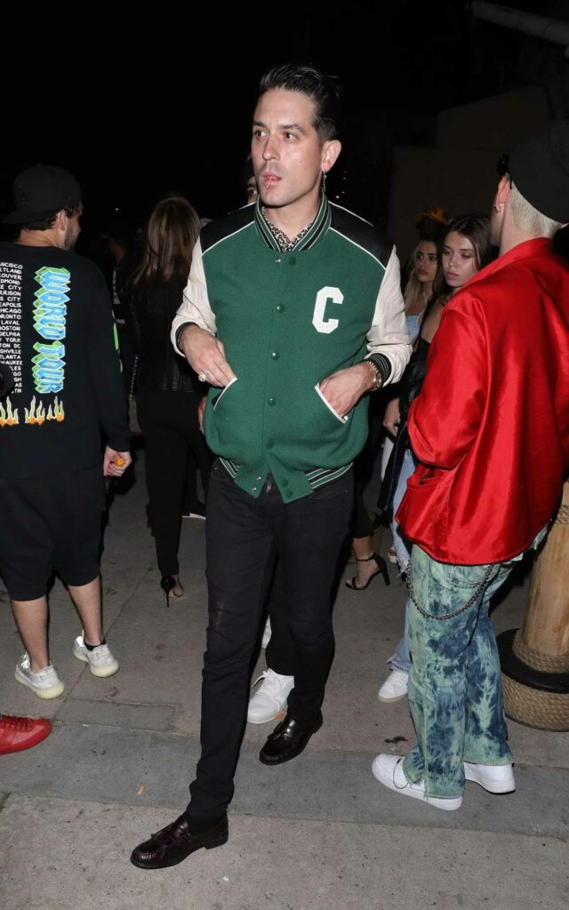 G-Eazy in a Green Jacket