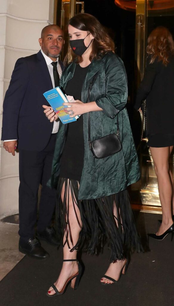 Princess Eugenie in a Black Dress Leaves Isabel Restaurant in Mayfair ...