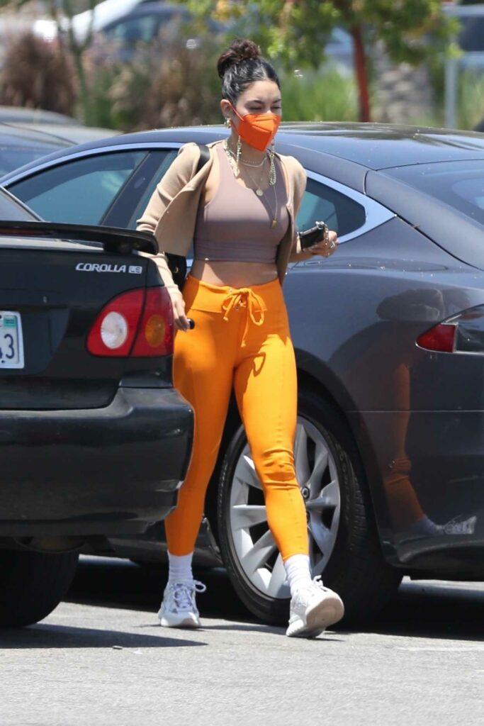 Vanessa Hudgens in an Orange Pants