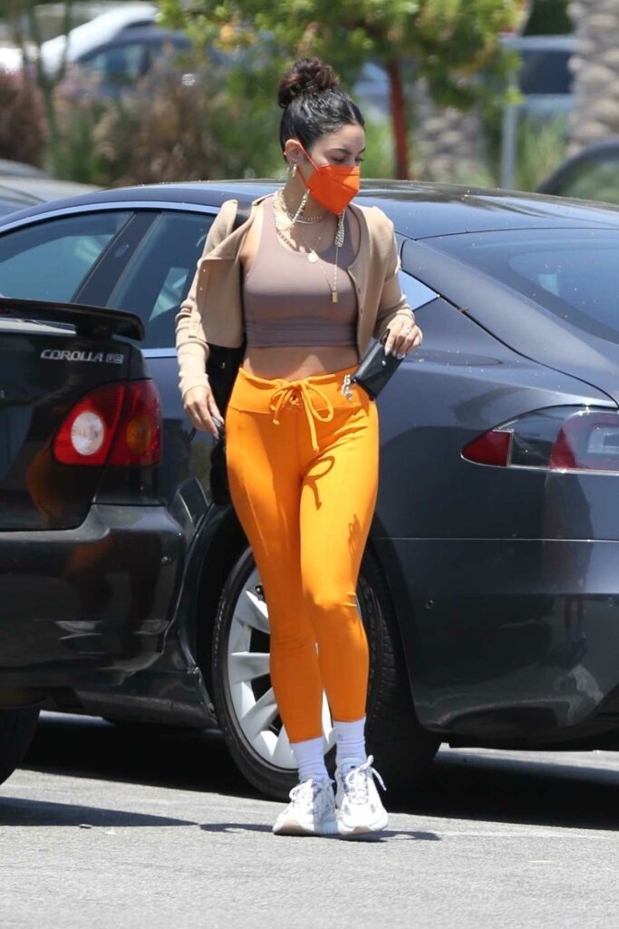 Vanessa Hudgens in an Orange Pants