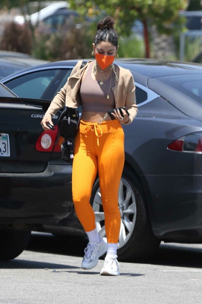 Vanessa Hudgens in an Orange Pants