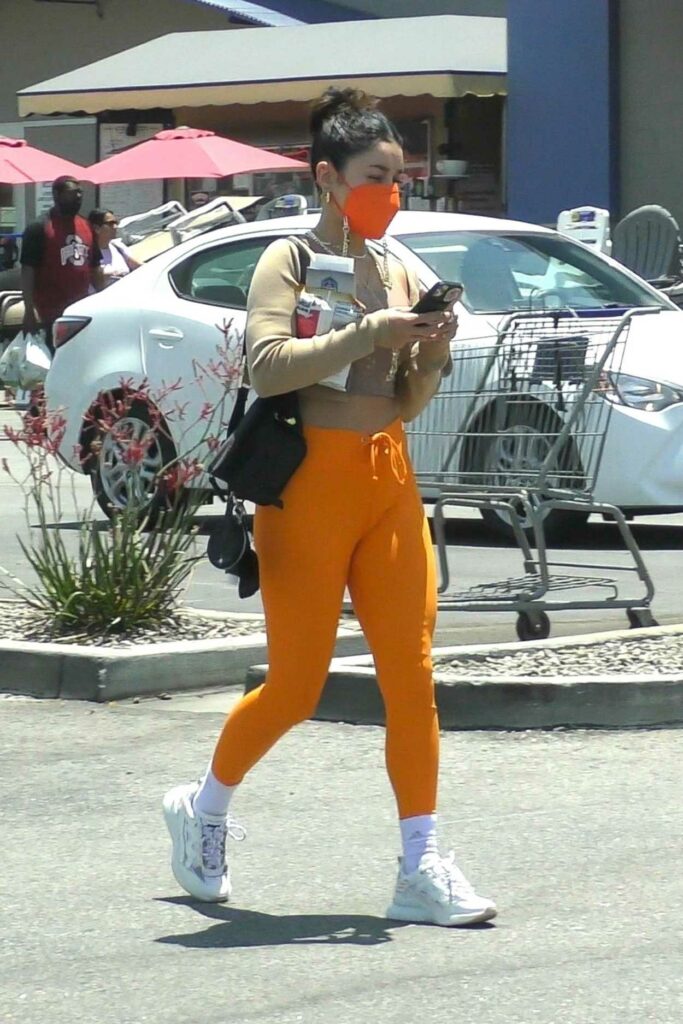 Vanessa Hudgens in an Orange Pants