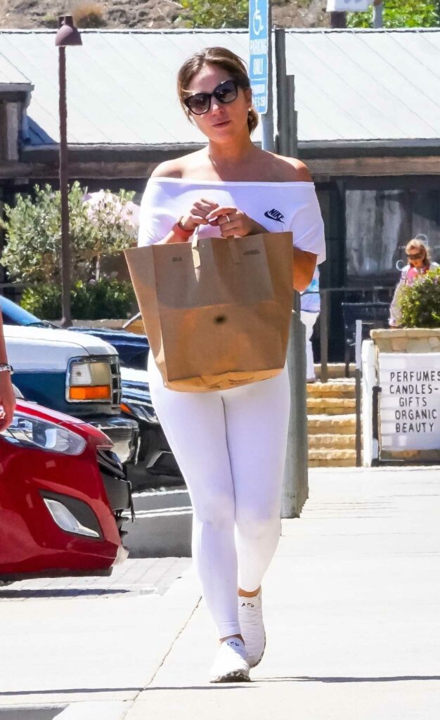 Lady Gaga in a White Outfit