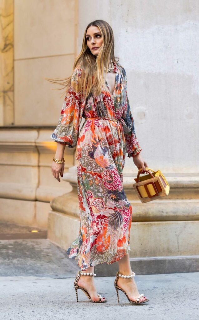 Olivia Palermo in a Floral Dress