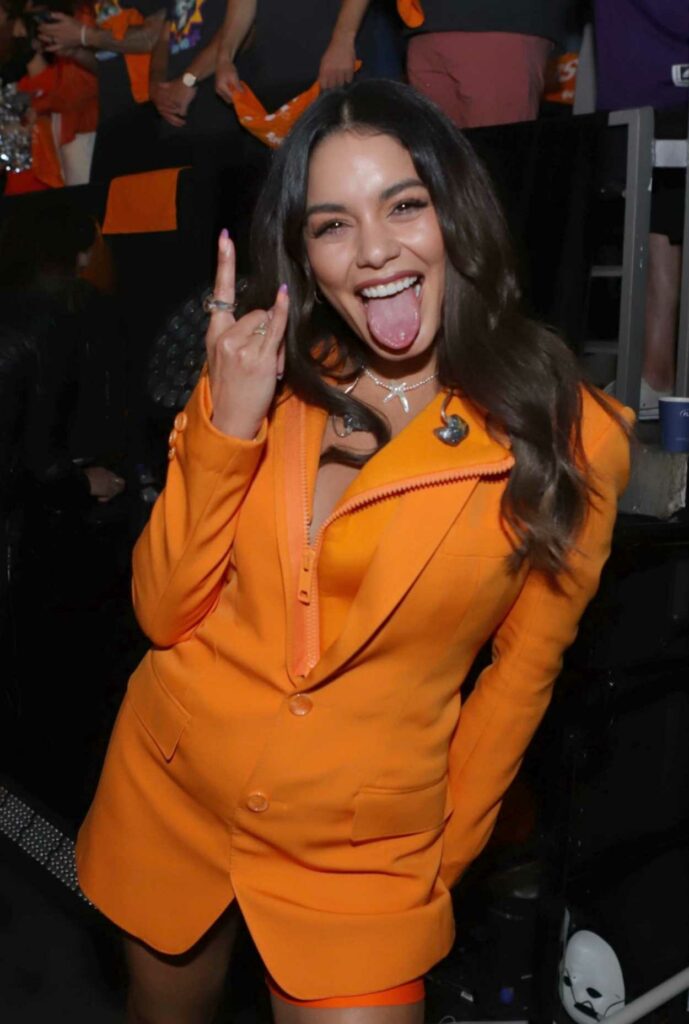Vanessa Hudgens in an Orange Suit