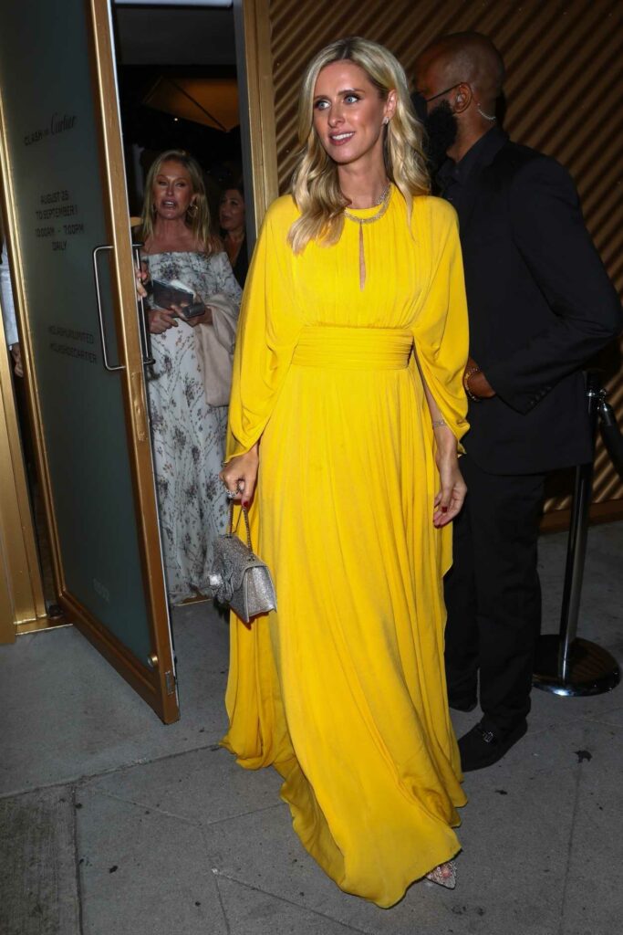 Nicky Hilton in a Yellow Dress