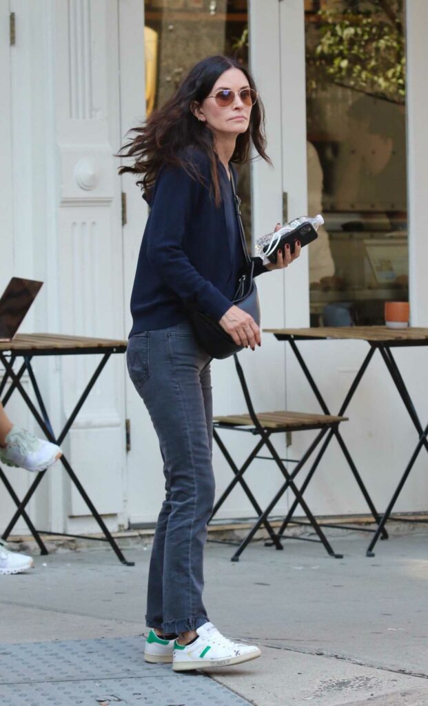 Courteney Cox in a White Sneakers