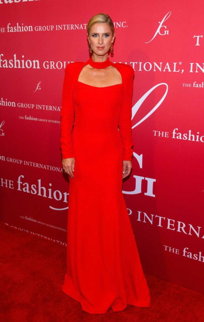 Nicky Hilton in a Red Dress