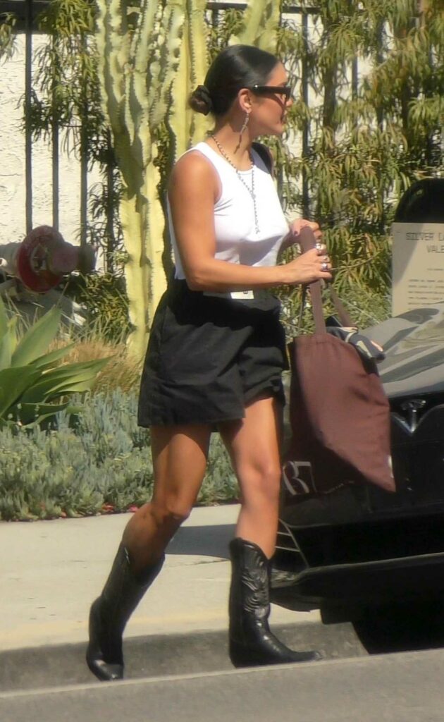 Vanessa Hudgens in a Black Shorts