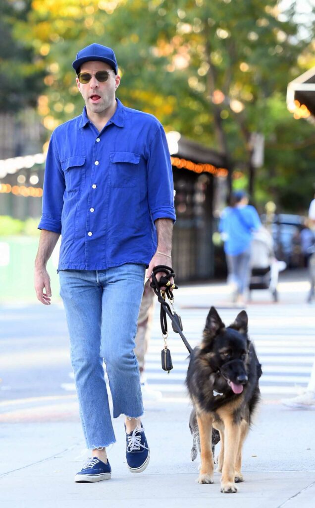 Zachary Quinto in a Blue Shirt
